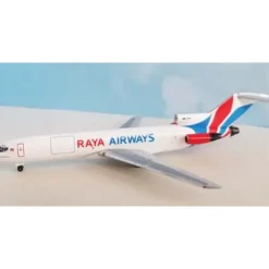 Airplane Model*AeroClassics AC411334 1:400 Raya Airways Boeing 727-200F 9M-TGE - Miniature Marvels: Airplane Models & Painted Dice