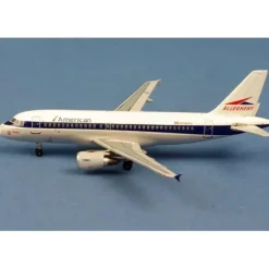 Airplane Model*AeroClassics BBX41607 1:400 Allegheny/American Airbus A319 N745VJ - Miniature Marvels: Airplane Models & Painted Dice