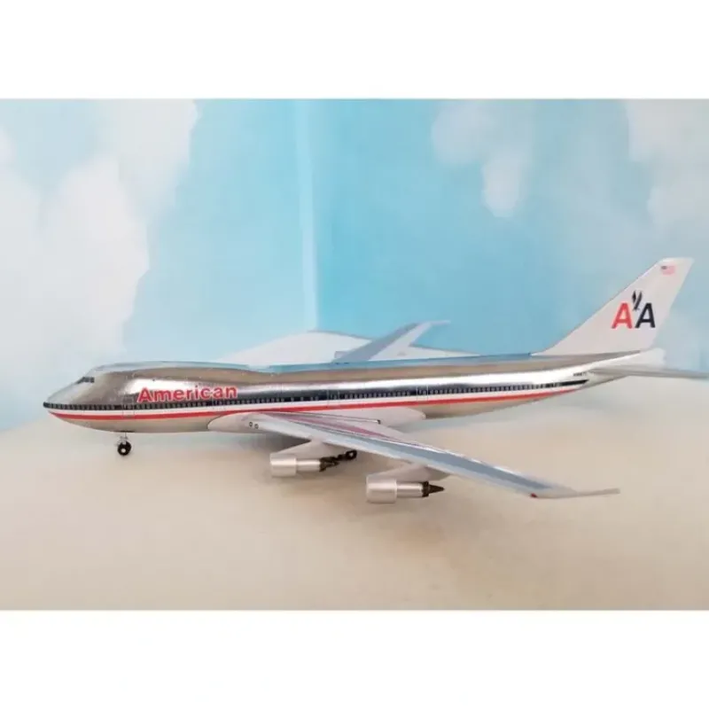 Airplane Model*AeroClassics FYRS74704 1:400 American Airlines Boeing 747-100 N9671 - Miniature Marvels: Airplane Models & Painted Dice