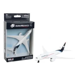 Airplane Model*AeroMexico Single Plane Boeing 787 Dreamliner - Miniature Marvels: Airplane Models & Painted Dice