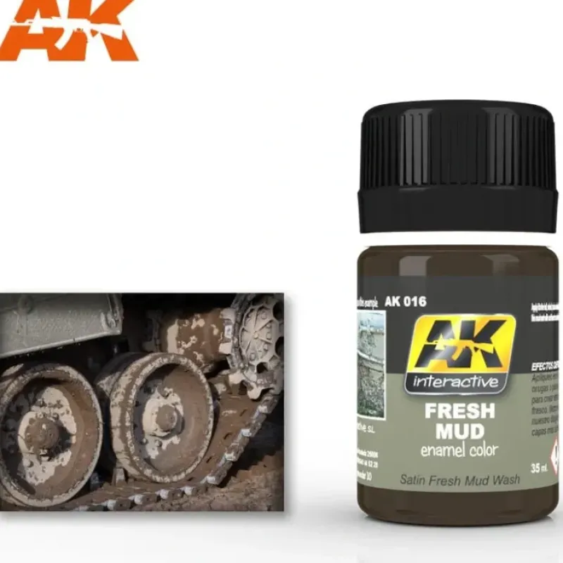 Paint<AFV Series: Fresh Mud LTG AK-016 - Miniature Marvels: Airplane Models & Painted Dice