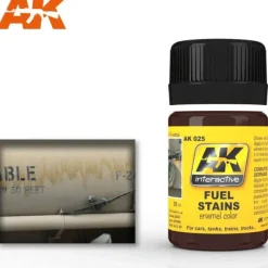 Paint<AFV Series: Fuel Stains LTG AK-025 - Miniature Marvels: Airplane Models & Painted Dice