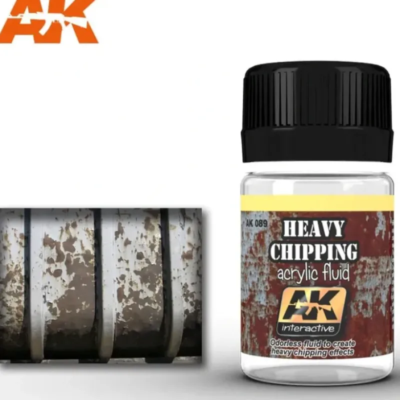 Paint<AFV Series: Heavy Effects Acrylic Fluid LTG AK-089 - Miniature Marvels: Airplane Models & Painted Dice