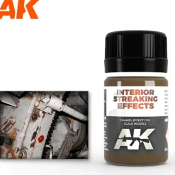 Paint<AFV Series: Interior Streaking Grime LTG AK-094 - Miniature Marvels: Airplane Models & Painted Dice