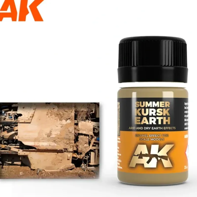 Paint<AFV Series: Summer Kursk Earth Effects LTG AK-080 - Miniature Marvels: Airplane Models & Painted Dice