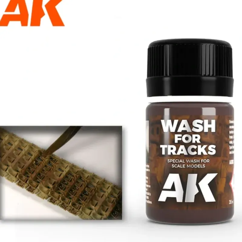 Paint<AFV Series: Track Wash LTG AK-083 - Miniature Marvels: Airplane Models & Painted Dice