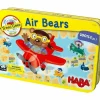 Board Game<Air Bears: Magnetic Travel Game HAB 304899 - Miniature Marvels: Airplane Models & Painted Dice