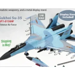 Airplane Model*Air Force 1 AF1-0156W 1:48 Chinese Air Force SU-35 - Miniature Marvels: Airplane Models & Painted Dice