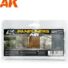 Paint<Air Series: Paneliners Weathering Set Combo LTG AK-2070 - Miniature Marvels: Airplane Models & Painted Dice