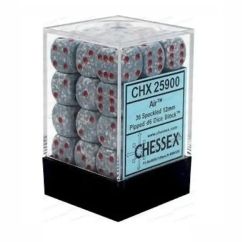 Dice<Air: Speckled 36d6 12mm Dice Block CHX 25900 - Miniature Marvels: Airplane Models & Painted Dice