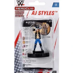 Miniature<AJ Styles Expansion Pack: WWE HeroClix WZK 73893 - Miniature Marvels: Airplane Models & Painted Dice