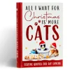Egpull<"All I Want For Christmas Is More Cats" Hardcover Book Gift for Cat Lovers! - Miniature Marvels: Airplane Models & Painted Dice