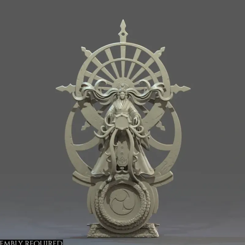 Miniature<Amaterasu - Miniature Marvels: Airplane Models & Painted Dice