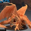 Miniature<Ancient Green Dragon - Miniature Marvels: Airplane Models & Painted Dice