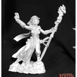 Miniature<Andriessa, Female Wizard: Dark Heaven Legends RPR 03734 - Miniature Marvels: Airplane Models & Painted Dice