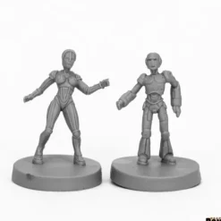 Miniature<Androids (2): Bones Black RPR 49011 - Miniature Marvels: Airplane Models & Painted Dice