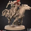 Miniature<Anira Mounted - Miniature Marvels: Airplane Models & Painted Dice