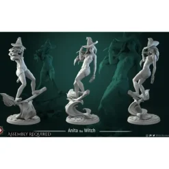 Shop All*Anita the Young Witch, 75mm - Miniature Marvels: Airplane Models & Painted Dice