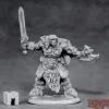 Miniature<Ankoa, Barbarian Hero: Dark Heaven Legends RPR 03869 - Miniature Marvels: Airplane Models & Painted Dice