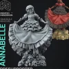 Miniature<Annabelle, Awakened Puppet Necromancer - Miniature Marvels: Airplane Models & Painted Dice