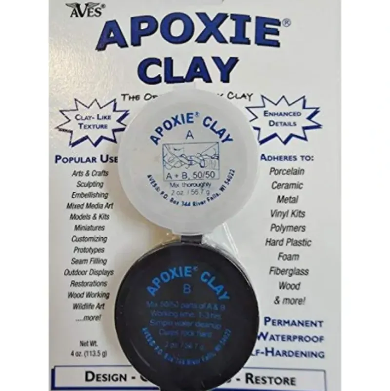 Shop All*Apoxie Clay 1/4 Lb. White Epoxy Clay - Miniature Marvels: Airplane Models & Painted Dice