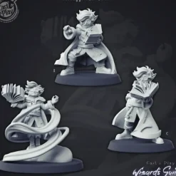 Miniature<Apprentice Wizard - Miniature Marvels: Airplane Models & Painted Dice