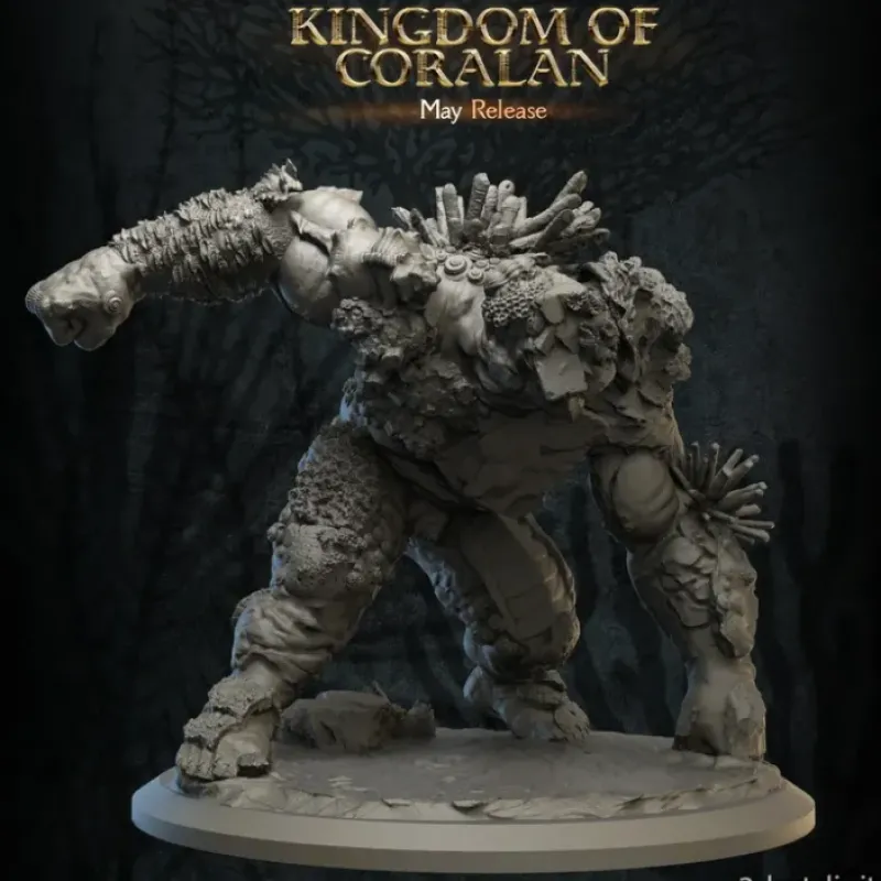 Miniature<Arcopora the Walker, Stance - Miniature Marvels: Airplane Models & Painted Dice