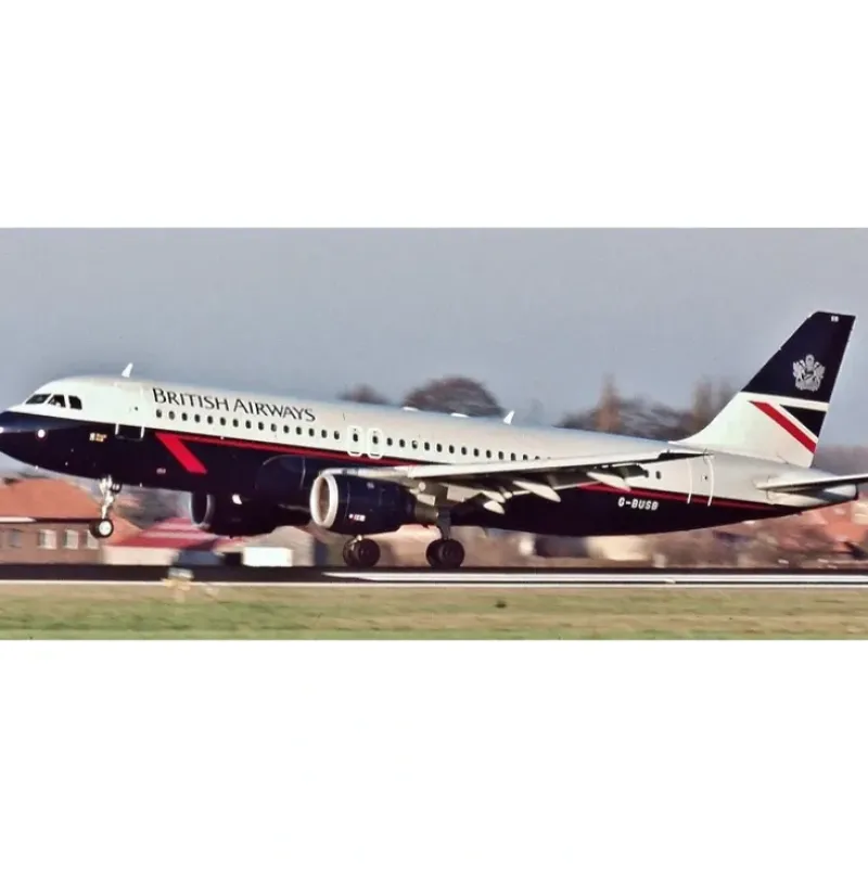 Airplane Model*ARD400 ARD4BA04 1:400 British Airways Airbus A320-111 G-BUSB - Miniature Marvels: Airplane Models & Painted Dice