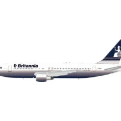Airplane Model*ARD200 ARD762BT01 1:200 Britannia Boeing 767-200 G-BRIF - Miniature Marvels: Airplane Models & Painted Dice
