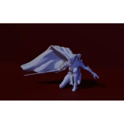 Miniature<Argent Conscript Crouching - Miniature Marvels: Airplane Models & Painted Dice