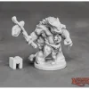 Miniature<Armorback Barbarian (Ankylosaurus): Dark Heaven Legends RPR 03876 - Miniature Marvels: Airplane Models & Painted Dice
