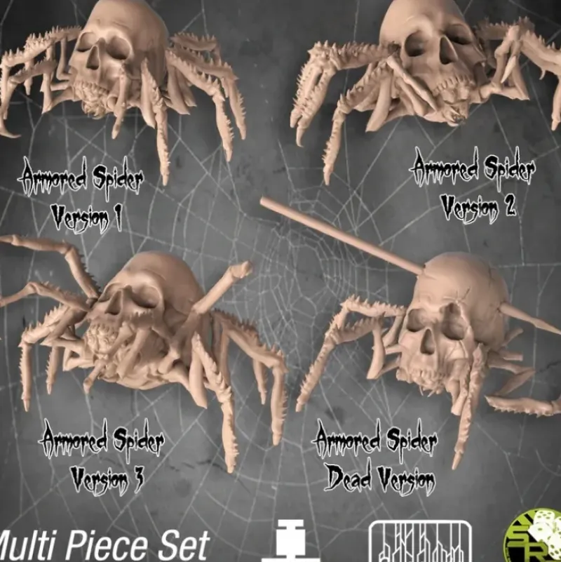 Shop All*Armored Spider - Miniature Marvels: Airplane Models & Painted Dice