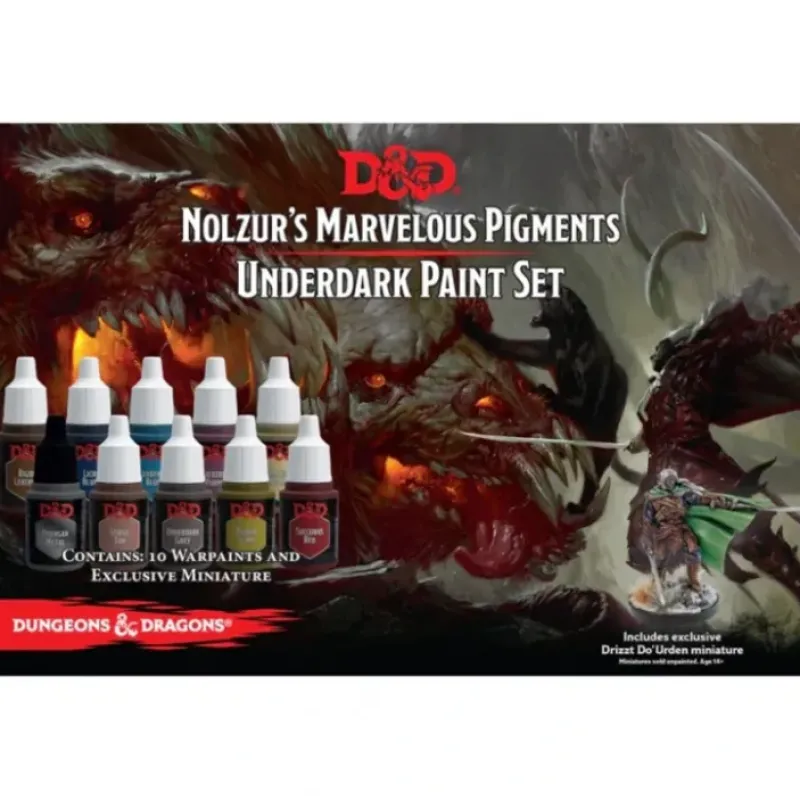 Paint<Army Paints - D&D Underdark Paint Set - Miniature Marvels: Airplane Models & Painted Dice