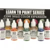 Paint<Army Paints - Learn to Paint: Core Skills Color Exp Paint Set - Miniature Marvels: Airplane Models & Painted Dice