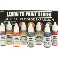 Paint<Army Paints - Learn to Paint: Core Skills Color Exp Paint Set - Miniature Marvels: Airplane Models & Painted Dice