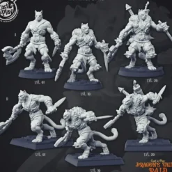 Miniature<Artic Beast - Miniature Marvels: Airplane Models & Painted Dice
