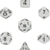 Dice<Artic Camo: Speckled Polyhedral Dice Set (7's) Set CHX 25311 - Miniature Marvels: Airplane Models & Painted Dice
