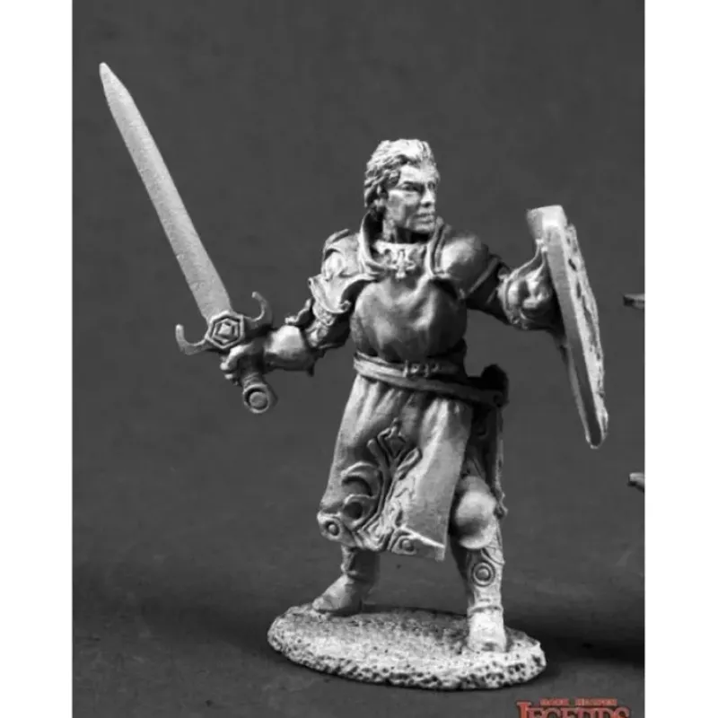 Miniature<Ashlan Fellthrush, Heroic Paladin: Dark Heaven Legends RPR 03556 - Miniature Marvels: Airplane Models & Painted Dice