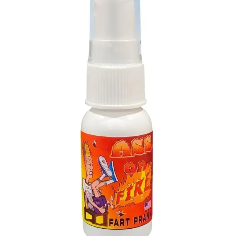 Egpull<ASS on FIRE Liquid Ass Fart Spray Bottle Mister - Nasty Stink Prank Gag Joke - Miniature Marvels: Airplane Models & Painted Dice