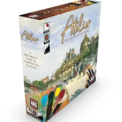 Board Game<Atelier: The Painter's Studio AEG 7041 - Miniature Marvels: Airplane Models & Painted Dice
