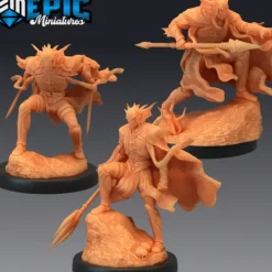 Miniature<Atlantean Knights - Miniature Marvels: Airplane Models & Painted Dice