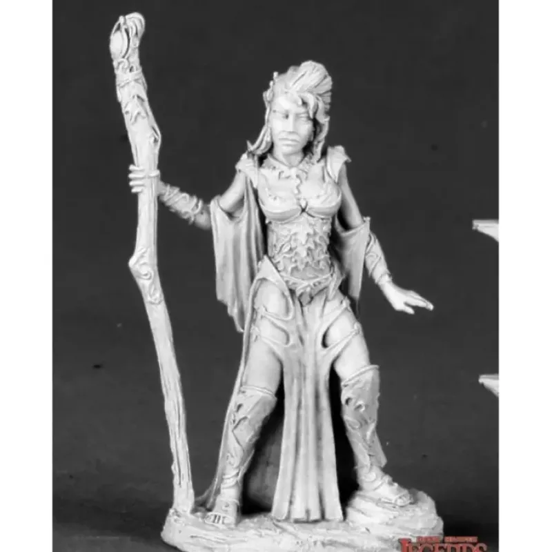 Miniature<Autumn Bronzeleaf, Female Elf Wizard: Dark Heaven Legends RPR 03492 - Miniature Marvels: Airplane Models & Painted Dice