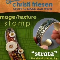 Shop All*AVES: Rubber Texture Clay Stamps Strata - Miniature Marvels: Airplane Models & Painted Dice