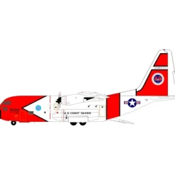 Airplane Model**Aviation200 AV21300315 1:200 USCG C-130H CGAS Elizabeth City - Miniature Marvels: Airplane Models & Painted Dice