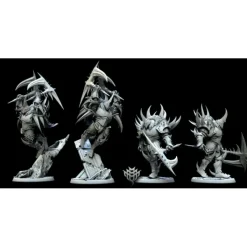 Miniature<Axe Man - Miniature Marvels: Airplane Models & Painted Dice