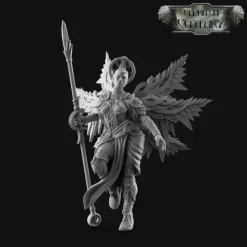 Miniature<Axumite Federation Seraph - Miniature Marvels: Airplane Models & Painted Dice