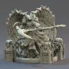 Miniature<Azrael - Miniature Marvels: Airplane Models & Painted Dice