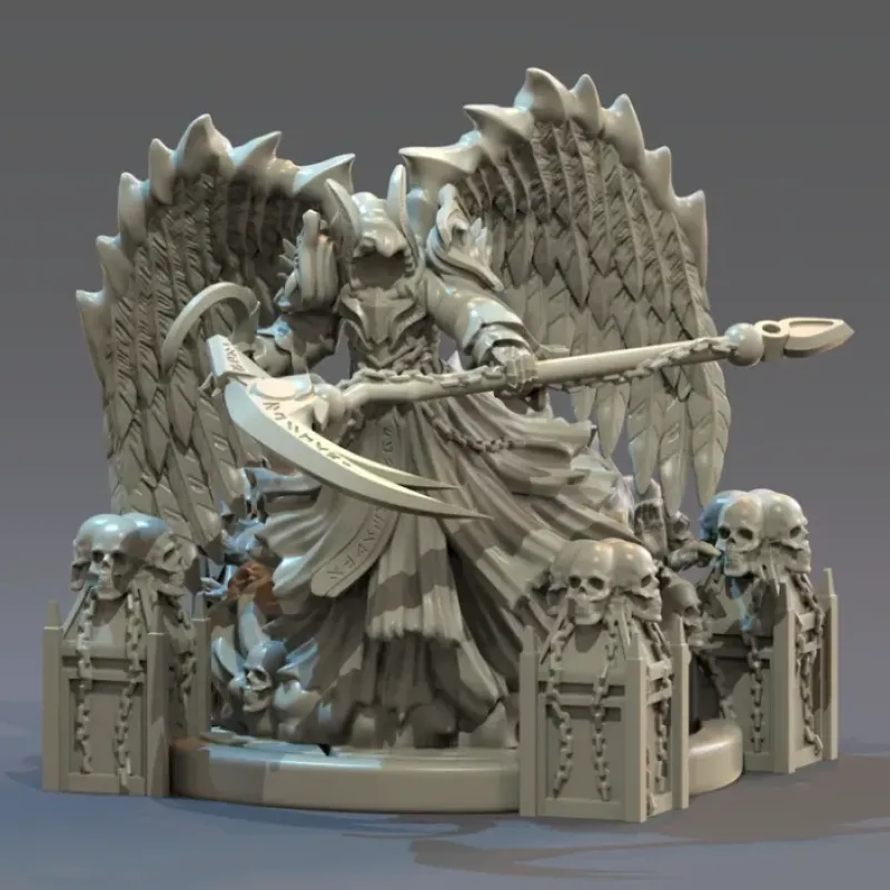 Miniature<Azrael - Miniature Marvels: Airplane Models & Painted Dice