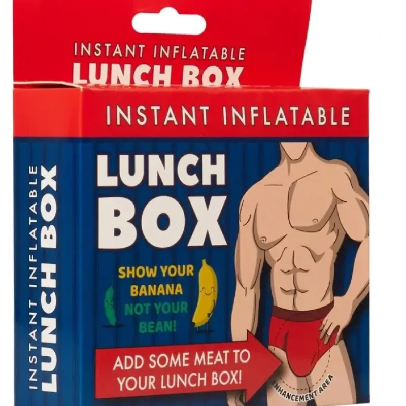 Egpull<BALL SACK BLOW UP BULGE - Instant Inflatable Lunch Box - Funny Adult Gag Gift - Miniature Marvels: Airplane Models & Painted Dice