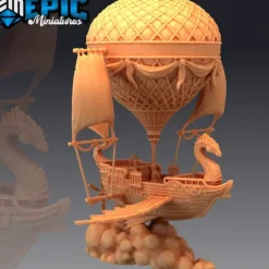Shop All*Balloon Airship - Miniature Marvels: Airplane Models & Painted Dice